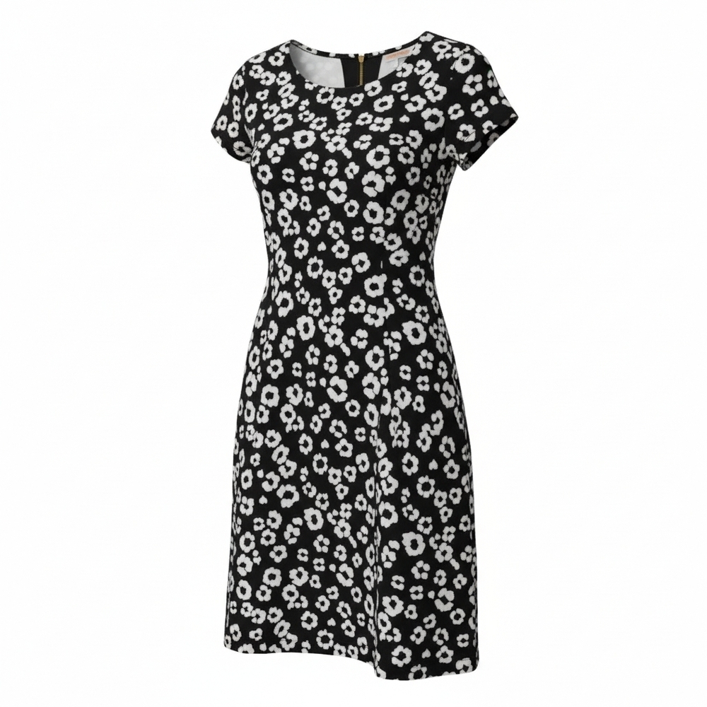 Gymboree Black and White Floral Casual Dress